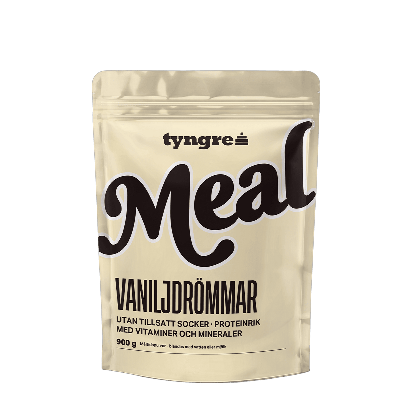 Tyngre Måltid og vektøkningspulver – variant Meal – Vaniljeedrøm (900g)