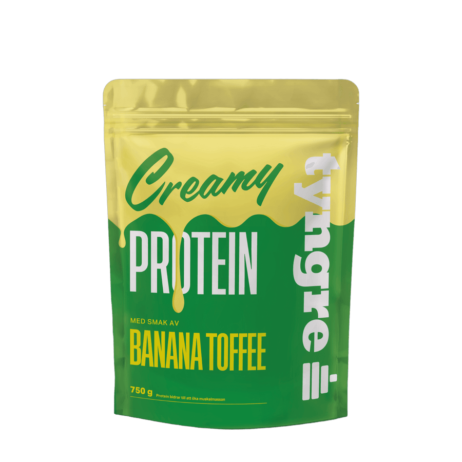 Tyngre Creamy – proteinpulver – variant Banana Toffee (750g)