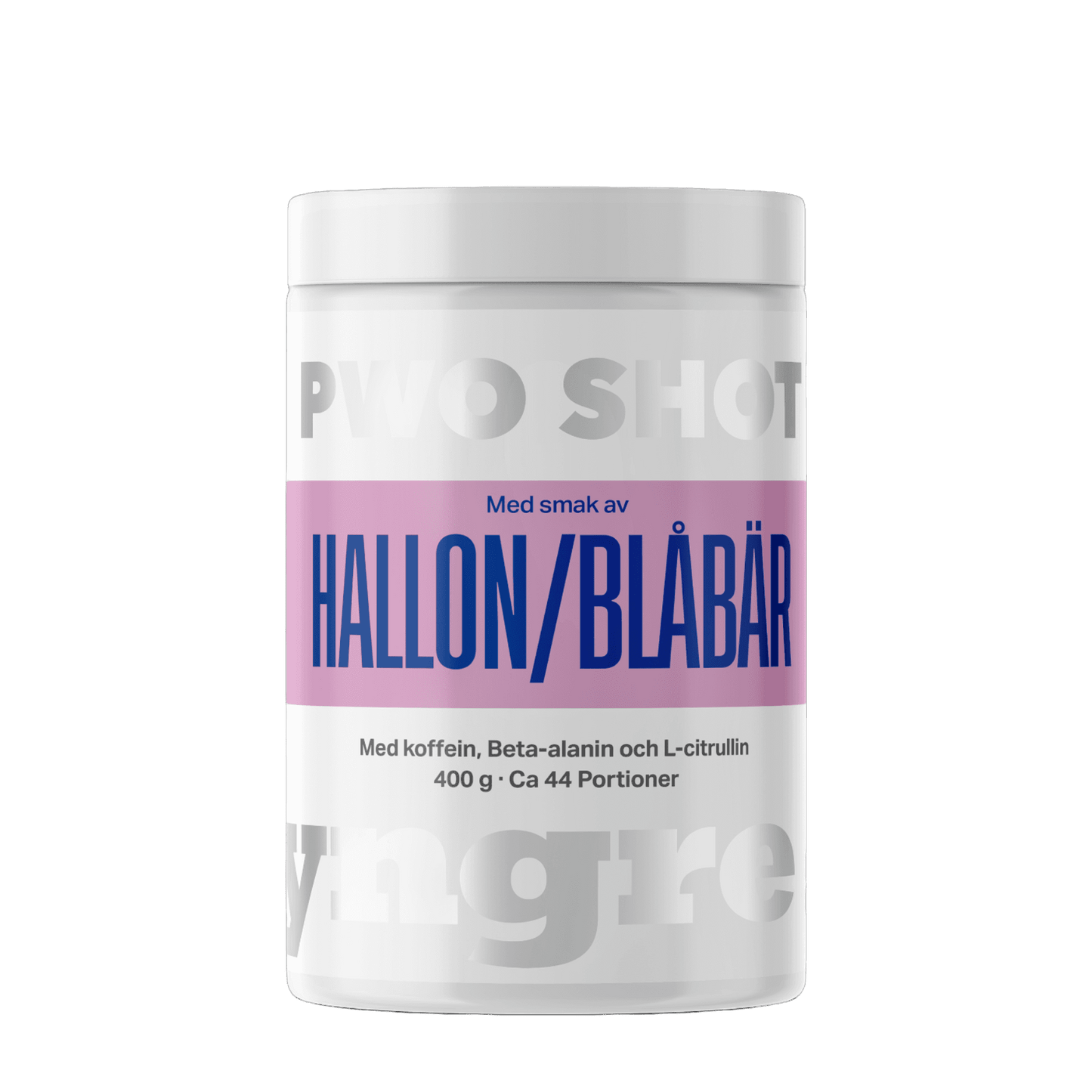 Tyngre PWO og shots – variant PWO-shot – Bringebær/blåbær (400 g)