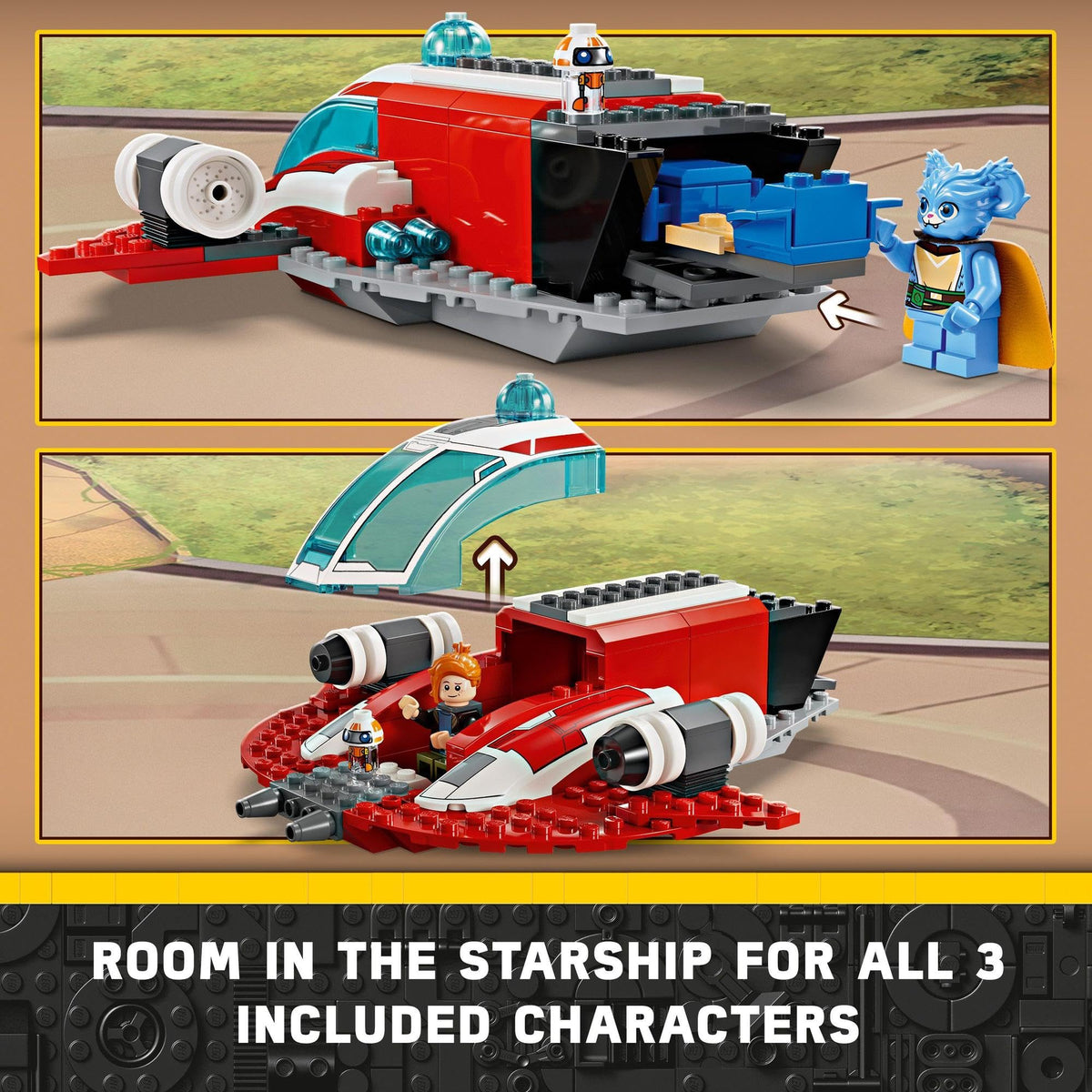 LEGO® Star Wars™ The Crimson Firehawk 75384 – Startsett for Barn (4+)