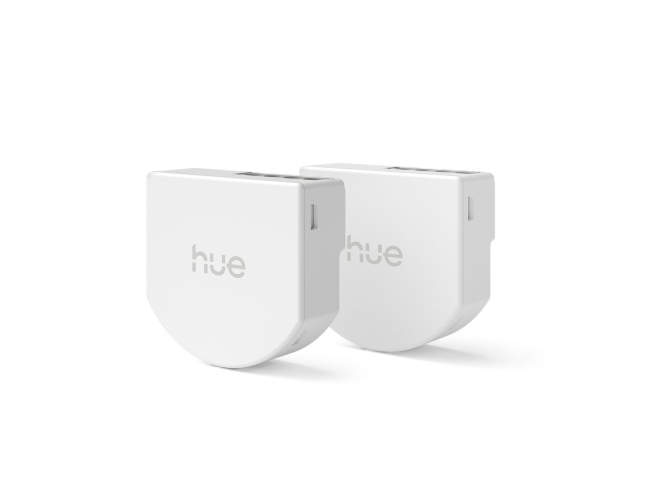 Philips Hue kablet veggbrytermodul for smarte lamper (2‑pakning) – produktbilde