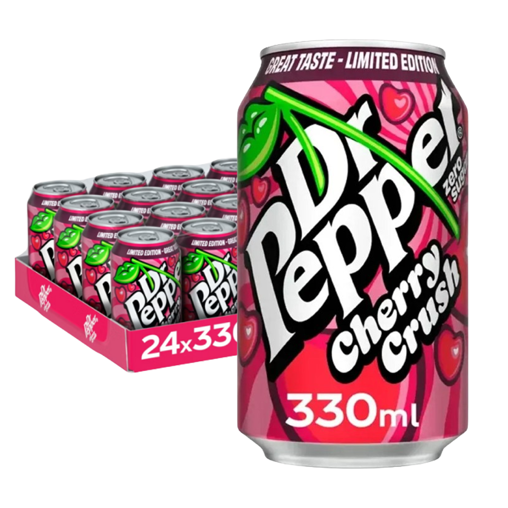 Dr Pepper Cherry Crush 24 x 33 cl storpakke