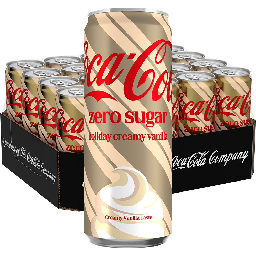 Coca-Cola Zero Creamy Vanilla 20 x 33 cl storpakke