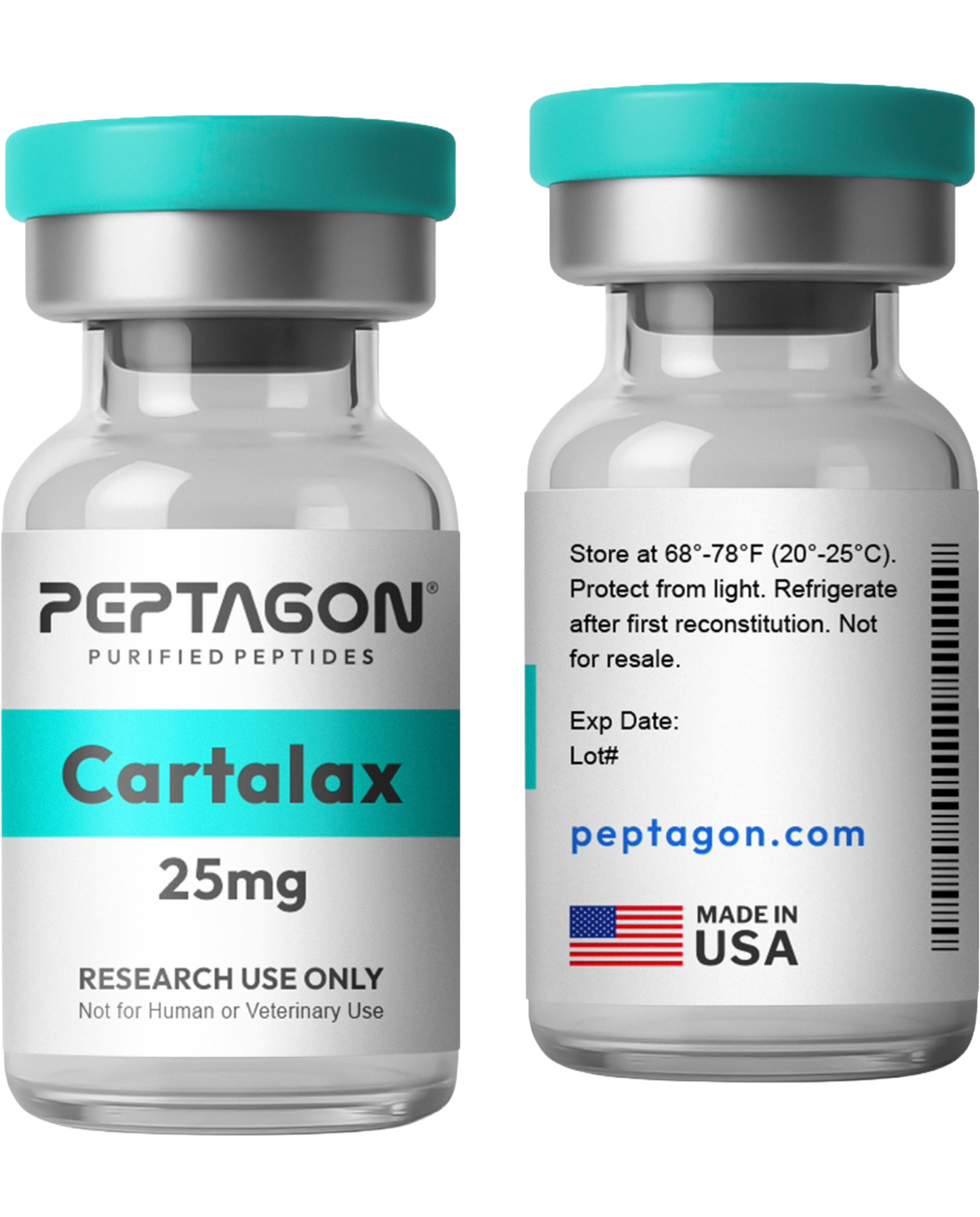 Peptagon Cartalax Research Peptide – 25mg – official product image 2