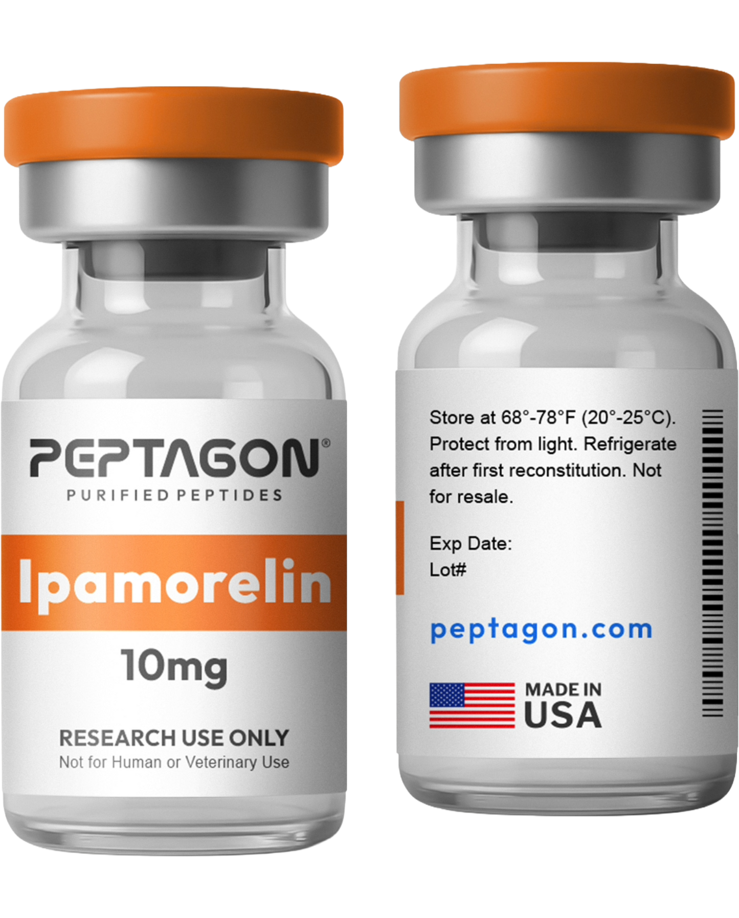 Peptagon Ipamorelin Research Peptide – 10mg – official product image 2