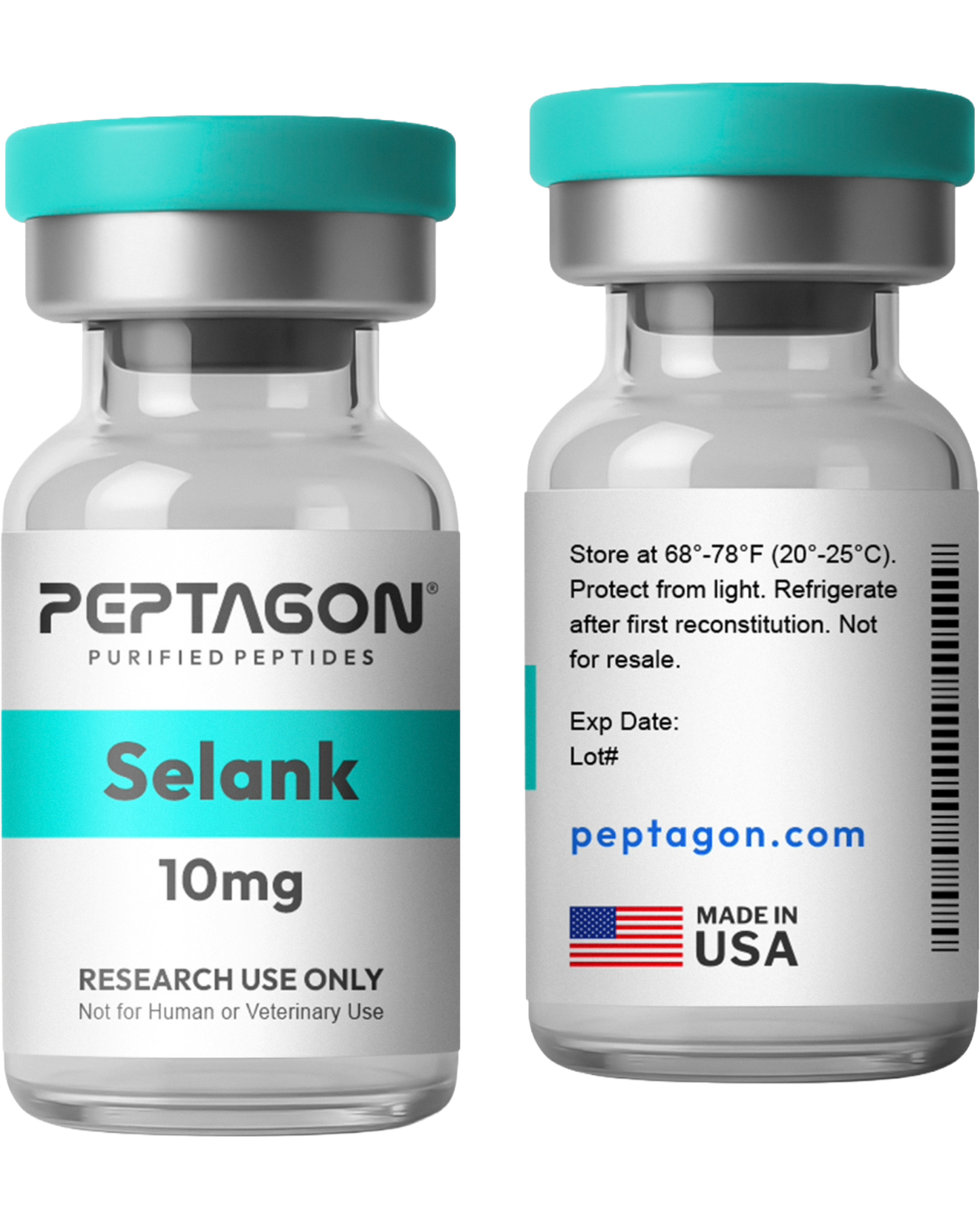 Peptagon Selank Research Peptide – 5mg / 10mg – official product image 3
