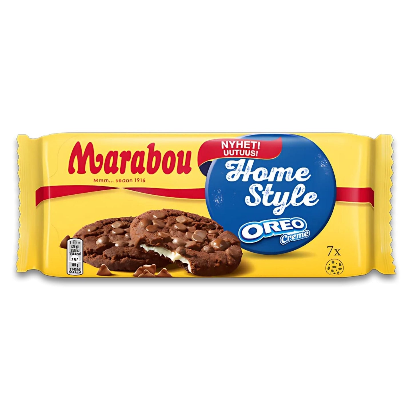 Marabou Home Style Oreo Creme 12 X 156 G 12 x 156.0 g storpakke