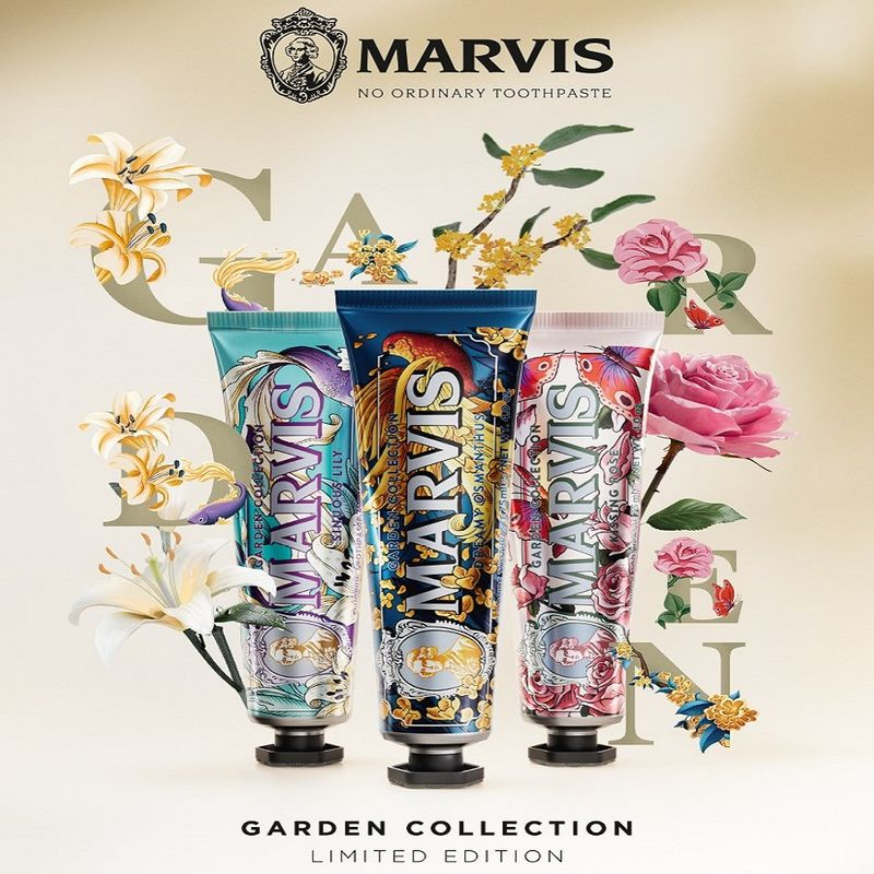 Marvis Garden Collection – Luksuriøst gavesett (3 x 75 ml)
