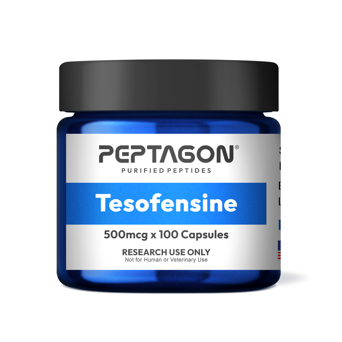 Peptagon Tesofensine Research Tablets – 500mcg – 30 Count / 100 Count – official product image 2