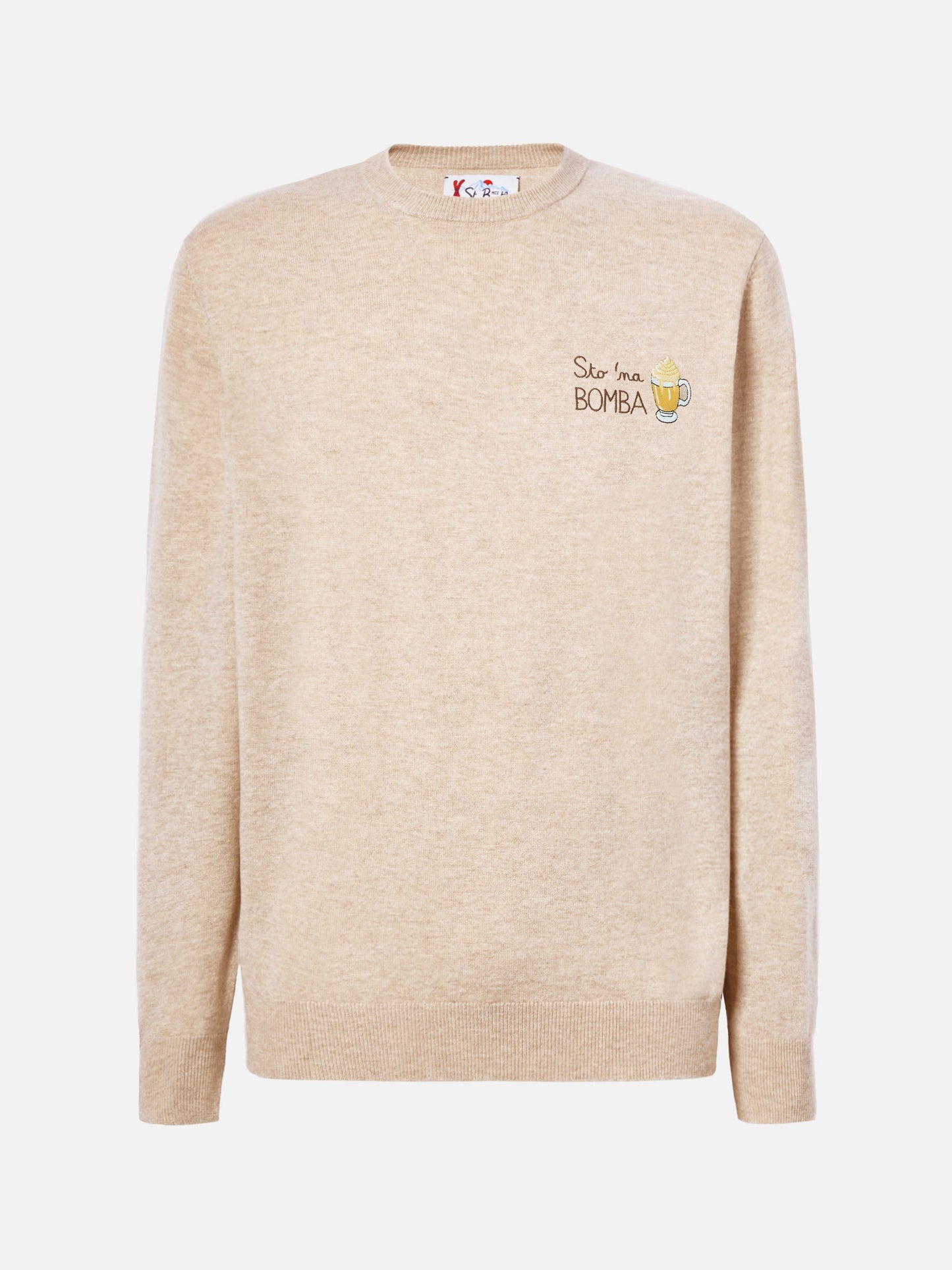 Crewneck-genser Heron Light med Sto na bomba-broderi – offisielt produktbilde 5