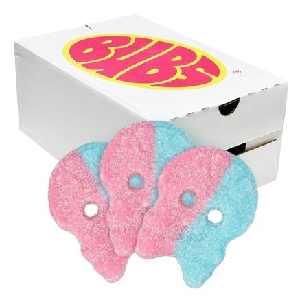 BUBS Bubblegum Skalle storpakke, 2,6 kg