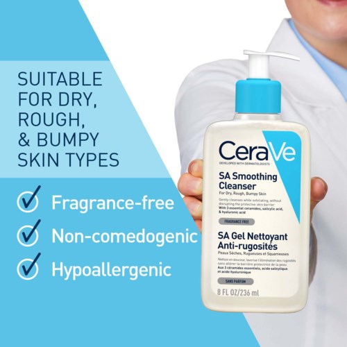 CeraVe SA Smoothing Cleanser 236 ml fra CeraVe – offisielt produktbilde 7