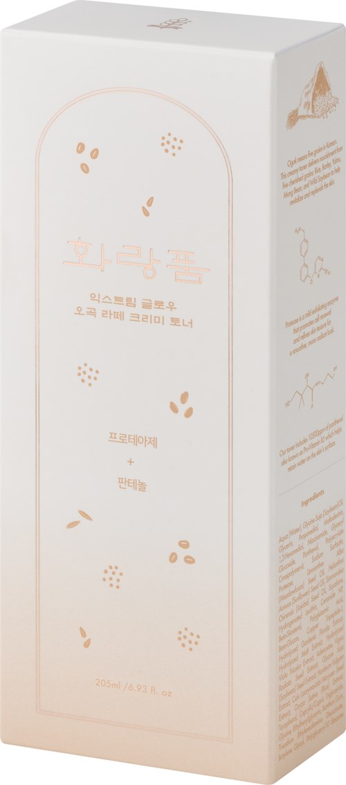 hwarang' Extreme Glow Ogok Latte Creamy Toner 205 ml fra hwarang' – offisielt produktbilde 2