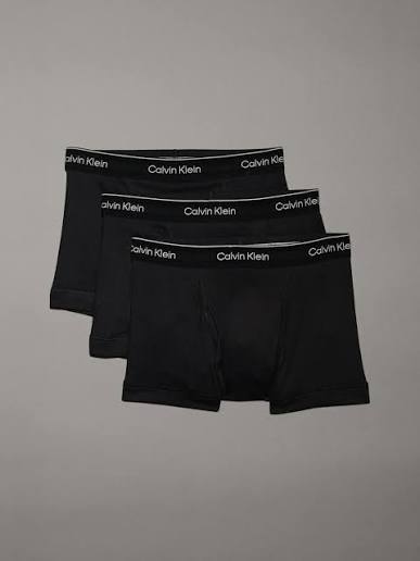 Calvin Klein Cotton Classics 3-Pack Trunk - Black