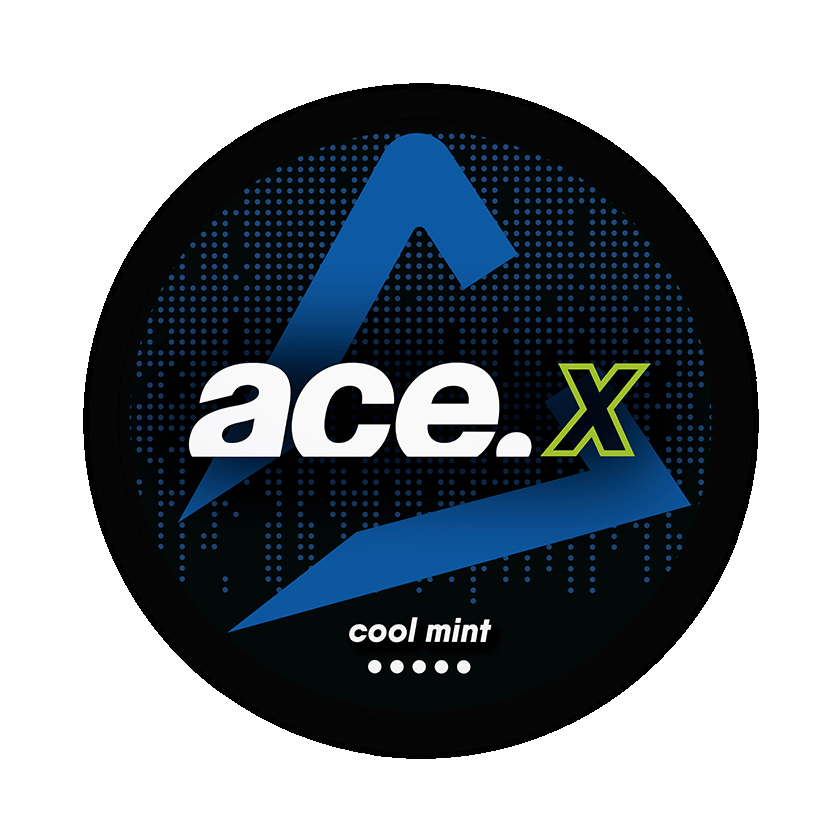 Ace X Cool Mint 8mg, 5-pakke med nikotinposer