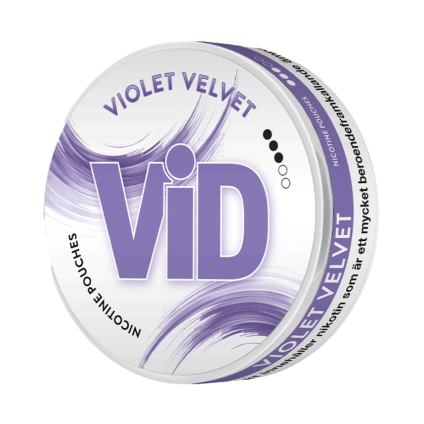 VID Violet Velvet 7,2mg, 5-pakke med nikotinposer