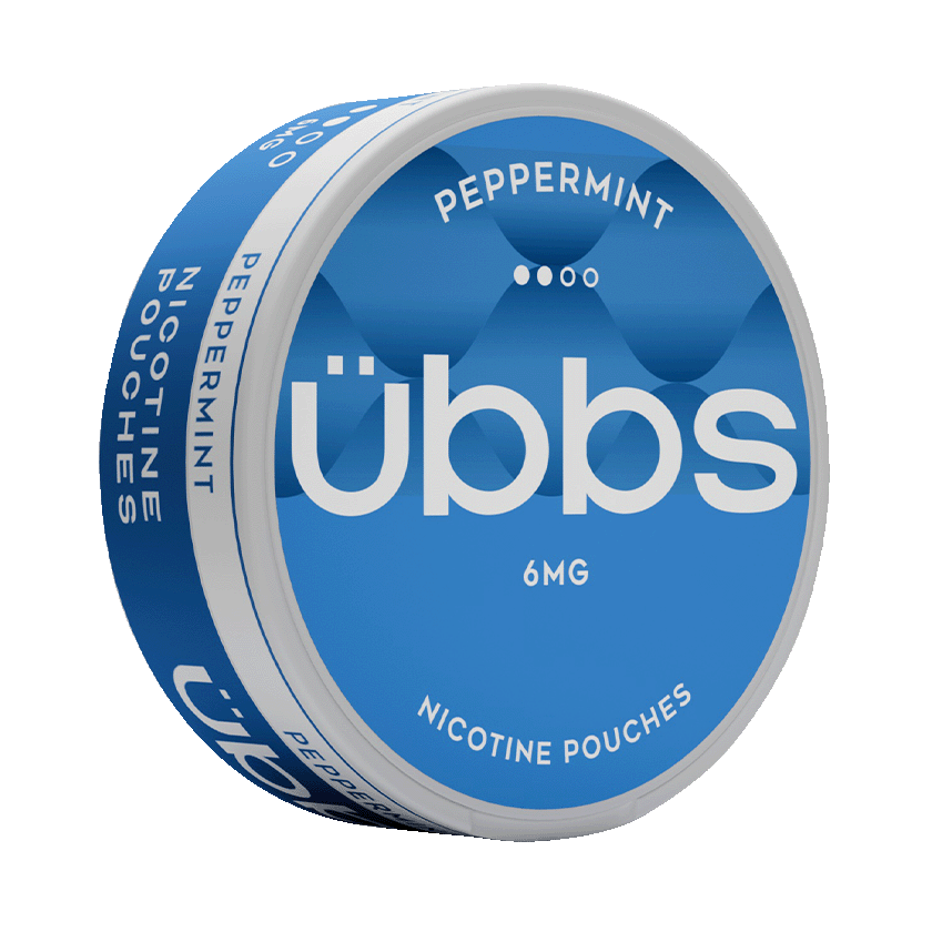 Übbs Peppermint 6mg, 5-pakke med nikotinposer