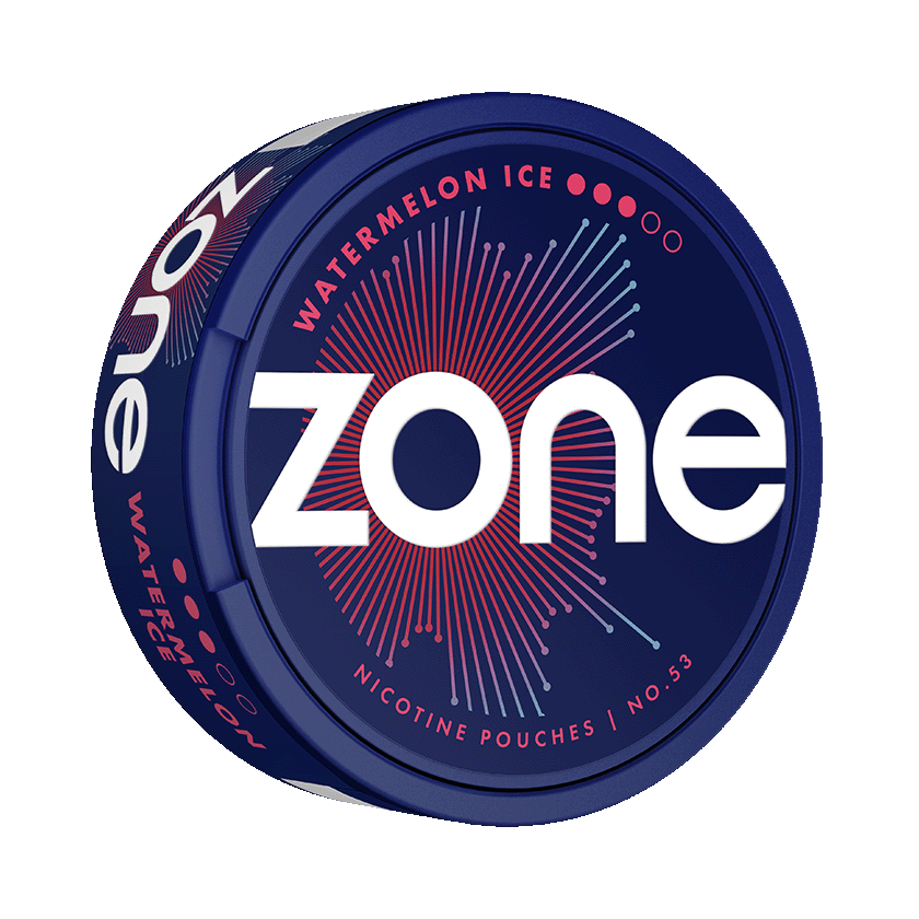 ZONE No53 Watermelon Ice 10mg, 5-pakke med nikotinposer