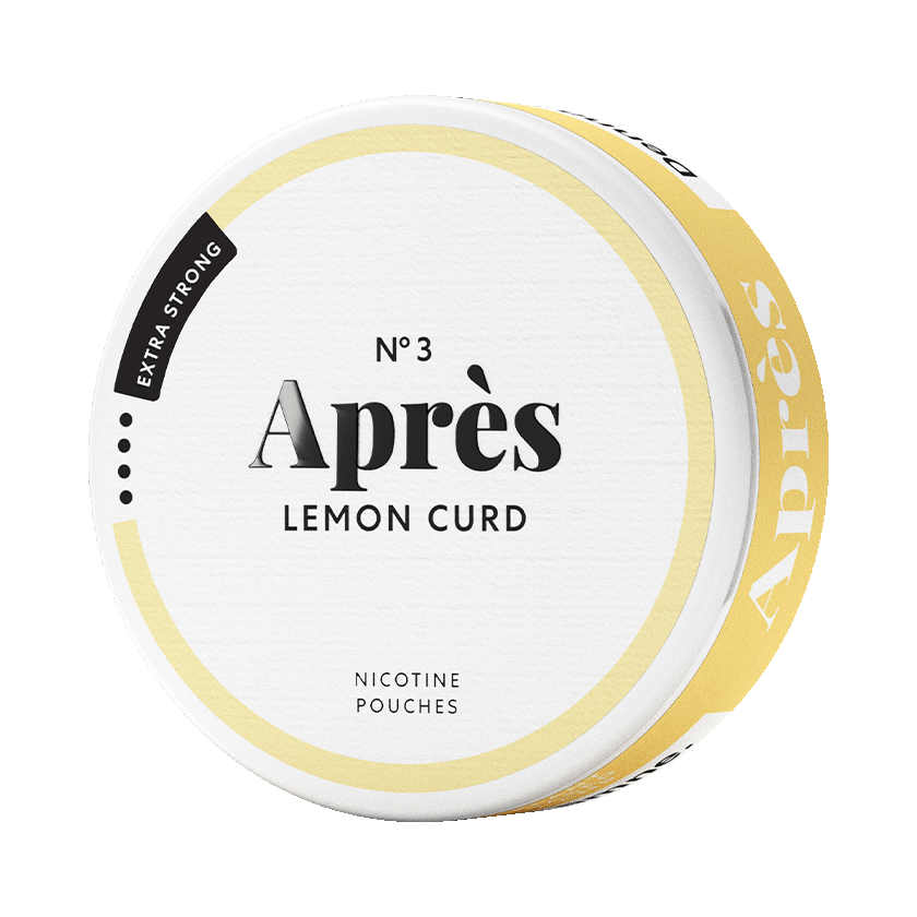 Après No.3 Lemon Curd Extra Strong 8,3mg, 5-pakke med nikotinposer
