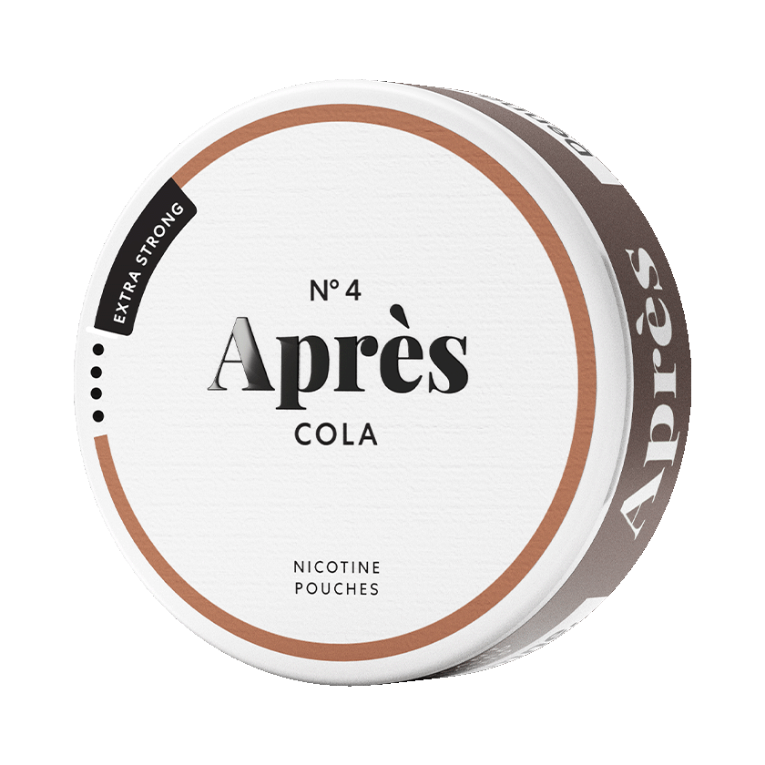 Après No.4 Cola Extra Strong 8,3mg, 5-pakke med nikotinposer