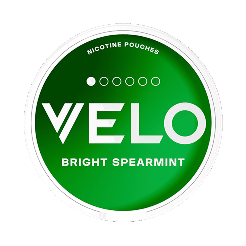 VELO Bright Spearmint Mini 4mg, 5-pakke med nikotinposer