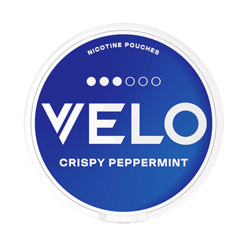VELO Crispy Peppermint 10mg, 5-pakke med nikotinposer