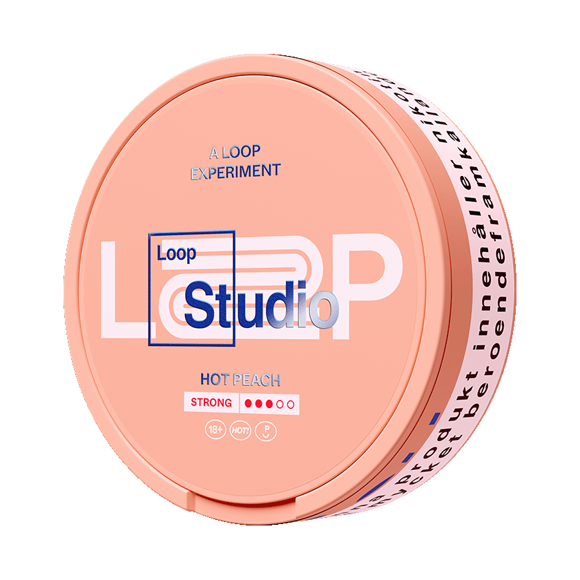 LOOP Hot Peach Strong 8,9mg, 5-pakke med nikotinposer