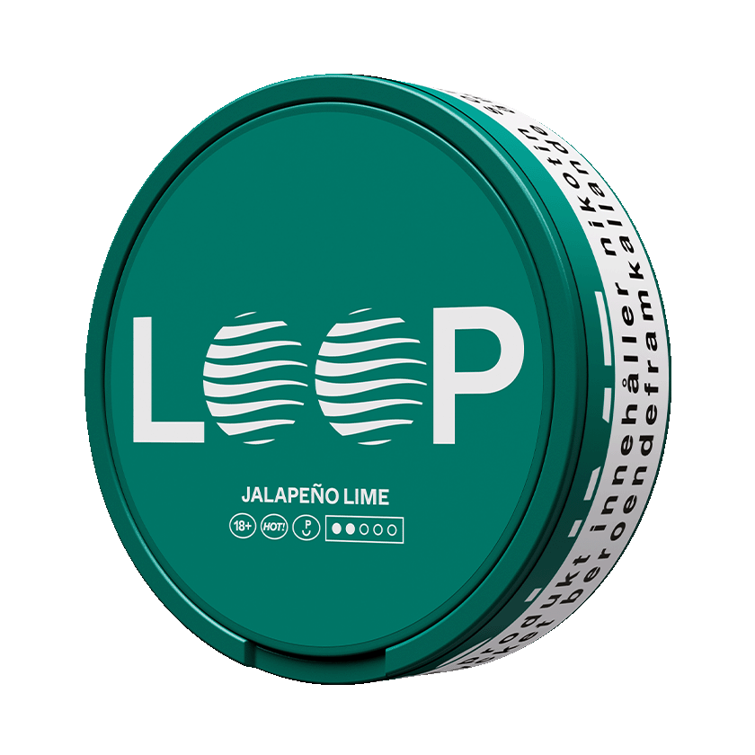 LOOP Jalapeño Lime 5,9mg, 5-pakke med nikotinposer