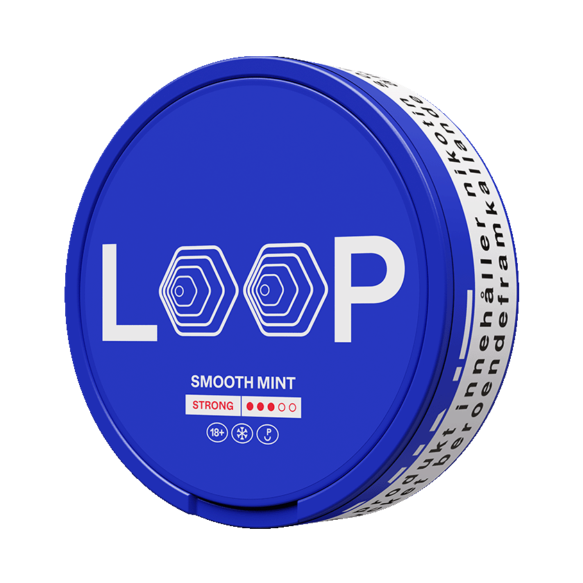 LOOP Smooth Mint Strong 8,9mg, 5-pakke med nikotinposer
