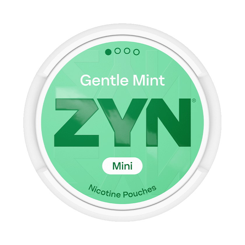 ZYN Gentle Mint Moist Mini 3mg, 5-pakke med nikotinposer