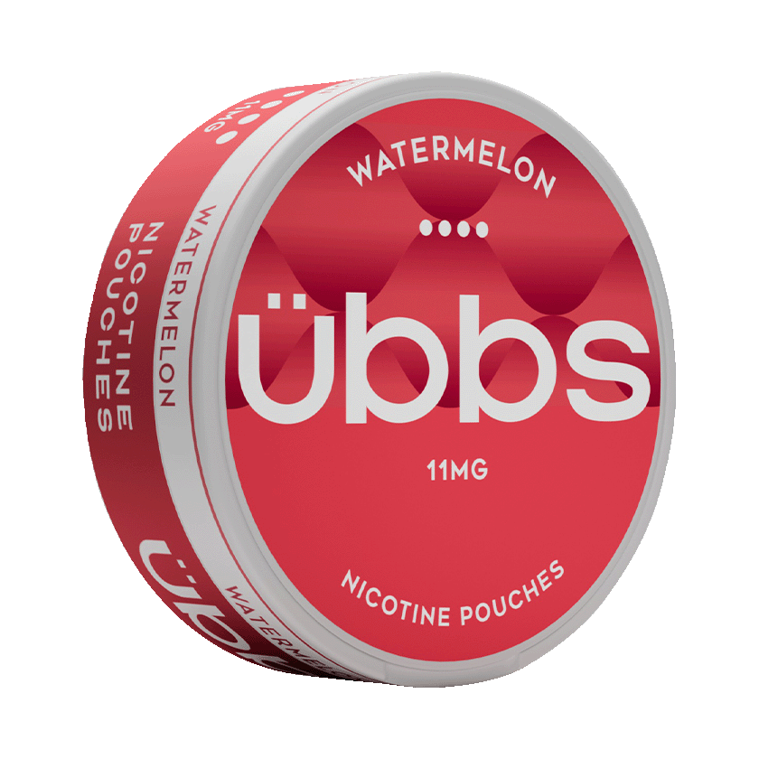 Übbs Watermelon 11mg, 5-pakke med nikotinposer