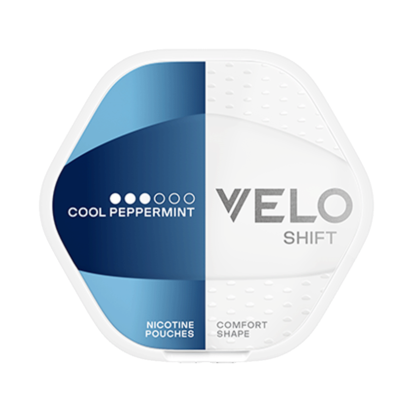 VELO Shift Cool Peppermint 8mg, 5-pakke med nikotinposer