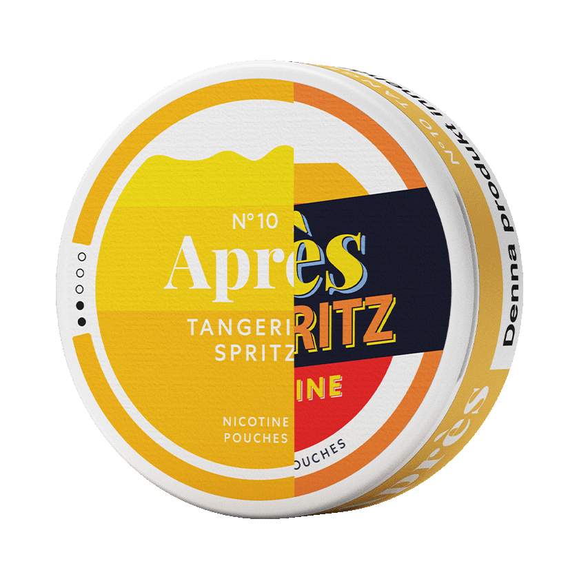 Après No.10 Tangerine Spritz 4,4mg, 5-pakke med nikotinposer