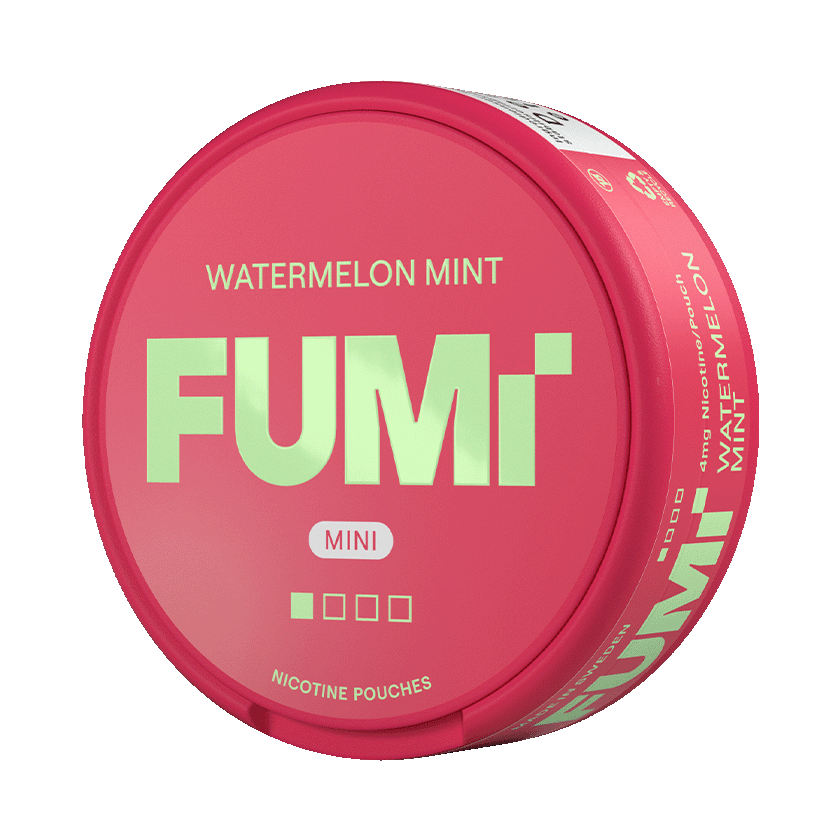 FUMi Watermelon Mint Mini 4mg, 5-pakke med nikotinposer