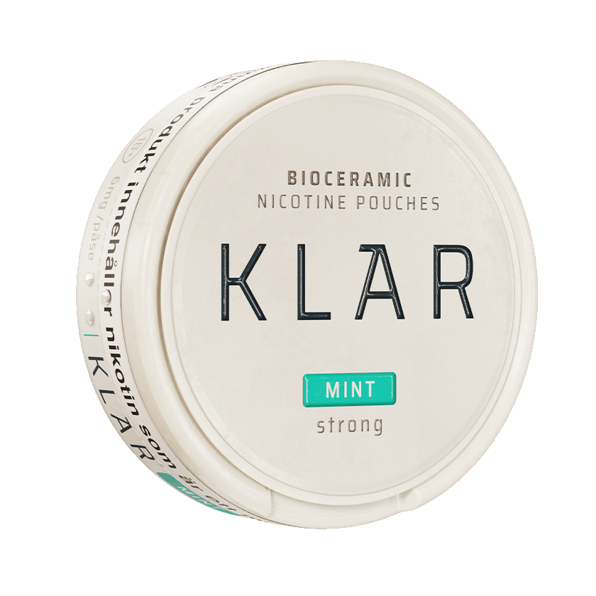 KLAR Mint Strong Mini 6mg, 5-pakke med nikotinposer