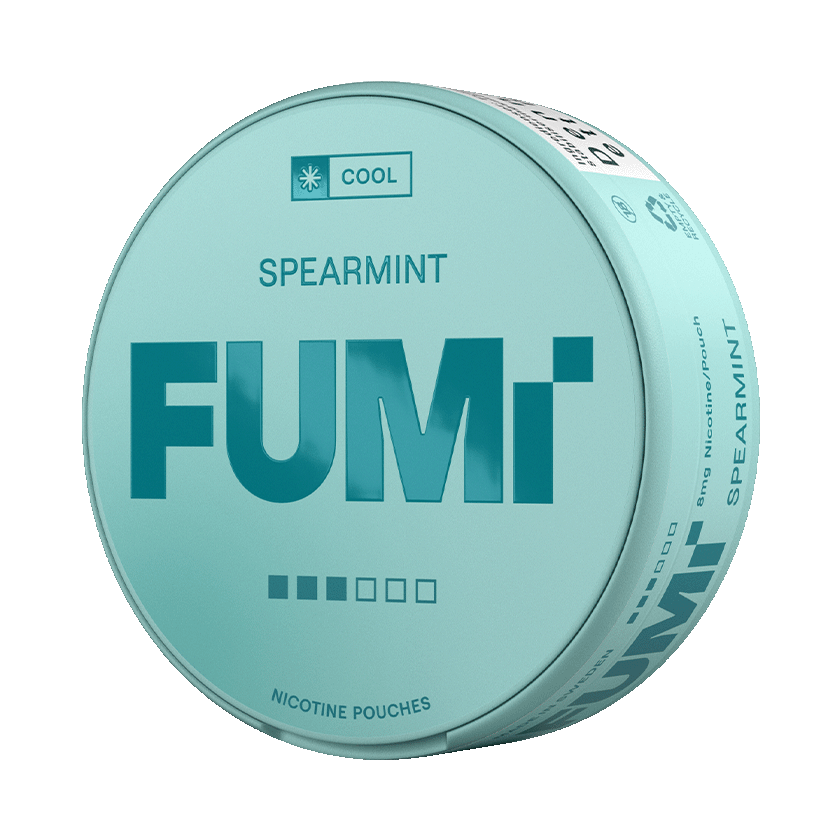FUMi Spearmint 8mg, 5-pakke med nikotinposer