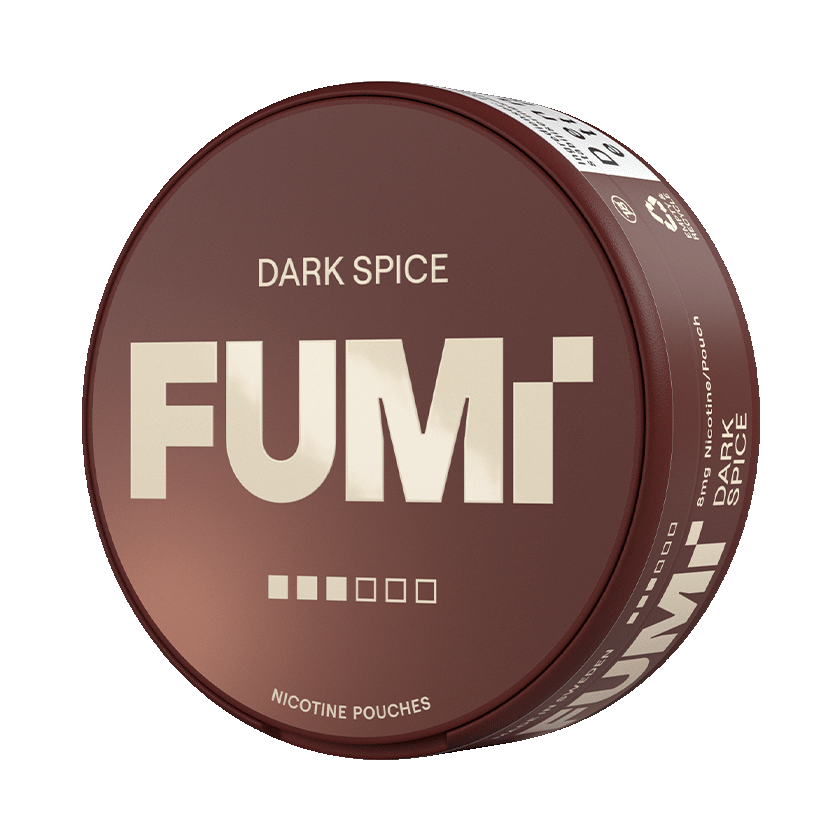 FUMi Dark Spice 8mg, 5-pakke med nikotinposer