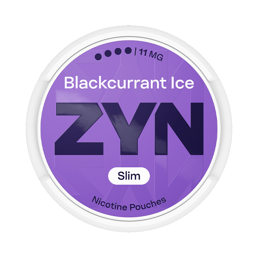 ZYN Blackcurrant Ice 11mg, 5-pakke med nikotinposer