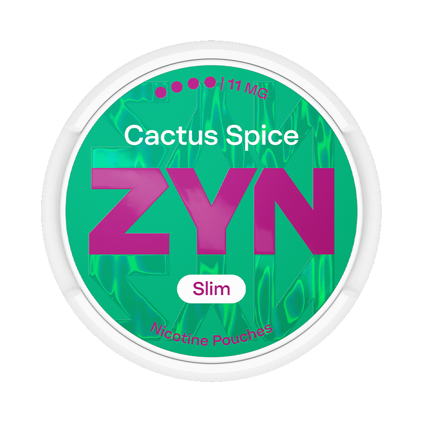 ZYN Cactus Spice 11mg, 5-pakke med nikotinposer