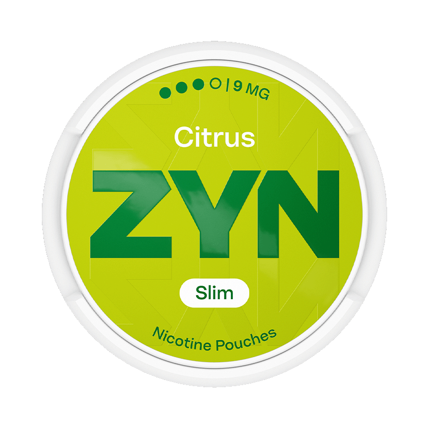 ZYN Citrus 9mg, 5-pakke med nikotinposer
