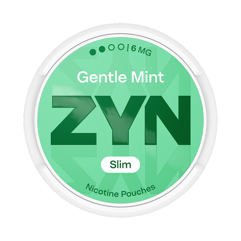 ZYN Gentle Mint 6mg, 5-pakke med nikotinposer