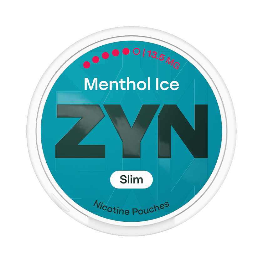 ZYN Menthol Ice 13,5mg, 5-pakke med nikotinposer