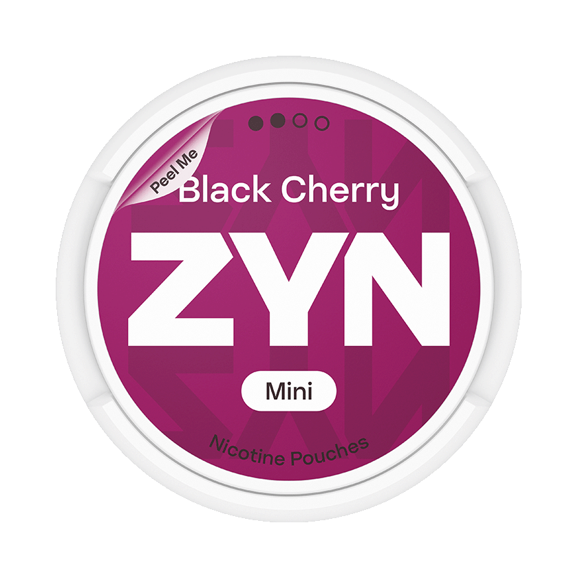ZYN Black Cherry Mini 3mg, 5-pakke med nikotinposer