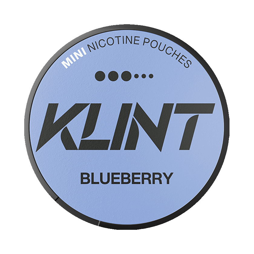 Klint Blueberry Mini 6,4mg, 5-pakke med nikotinposer