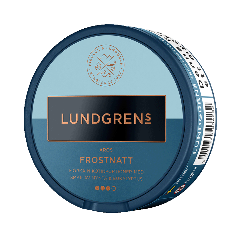 Lundgrens Aros Frostnatt 10mg, 5-pakke med nikotinposer
