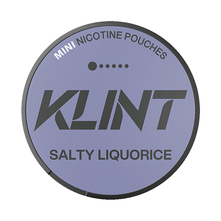 Klint Salty Liquorice Mini 3,2mg, 5-pakke med nikotinposer