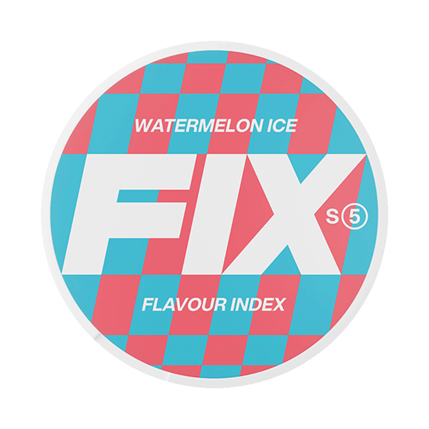 FIX Watermelon Ice 11,5mg, 5-pakke med nikotinposer
