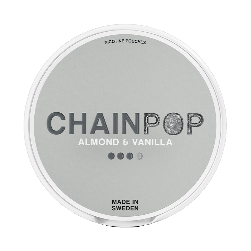 Chainpop Almond & Vanilla 9mg, 5-pakke med nikotinposer