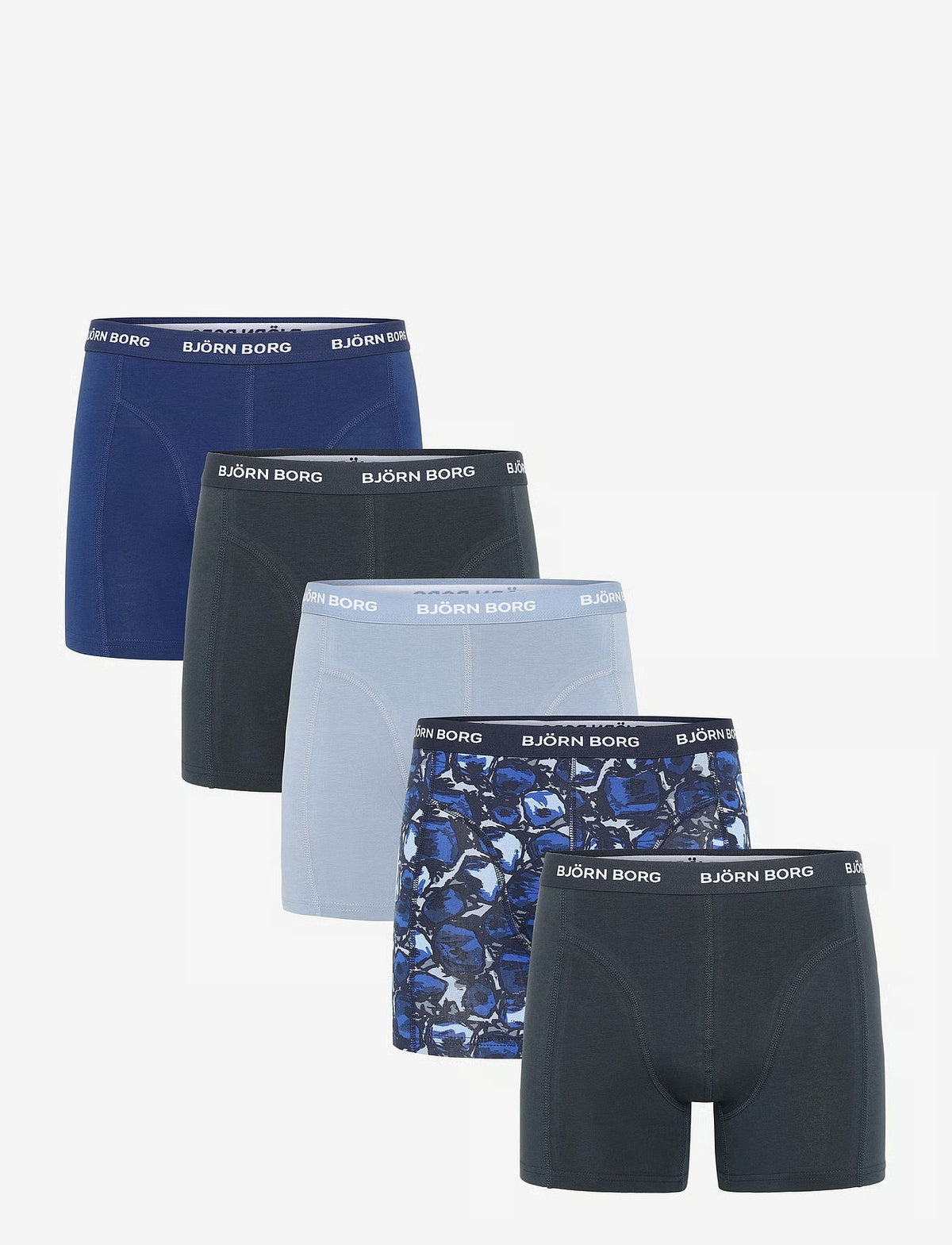 Björn Borg COTTON STRETCH BOXER 5p herreunderbukser, 5-pack i MULTIPACK 4