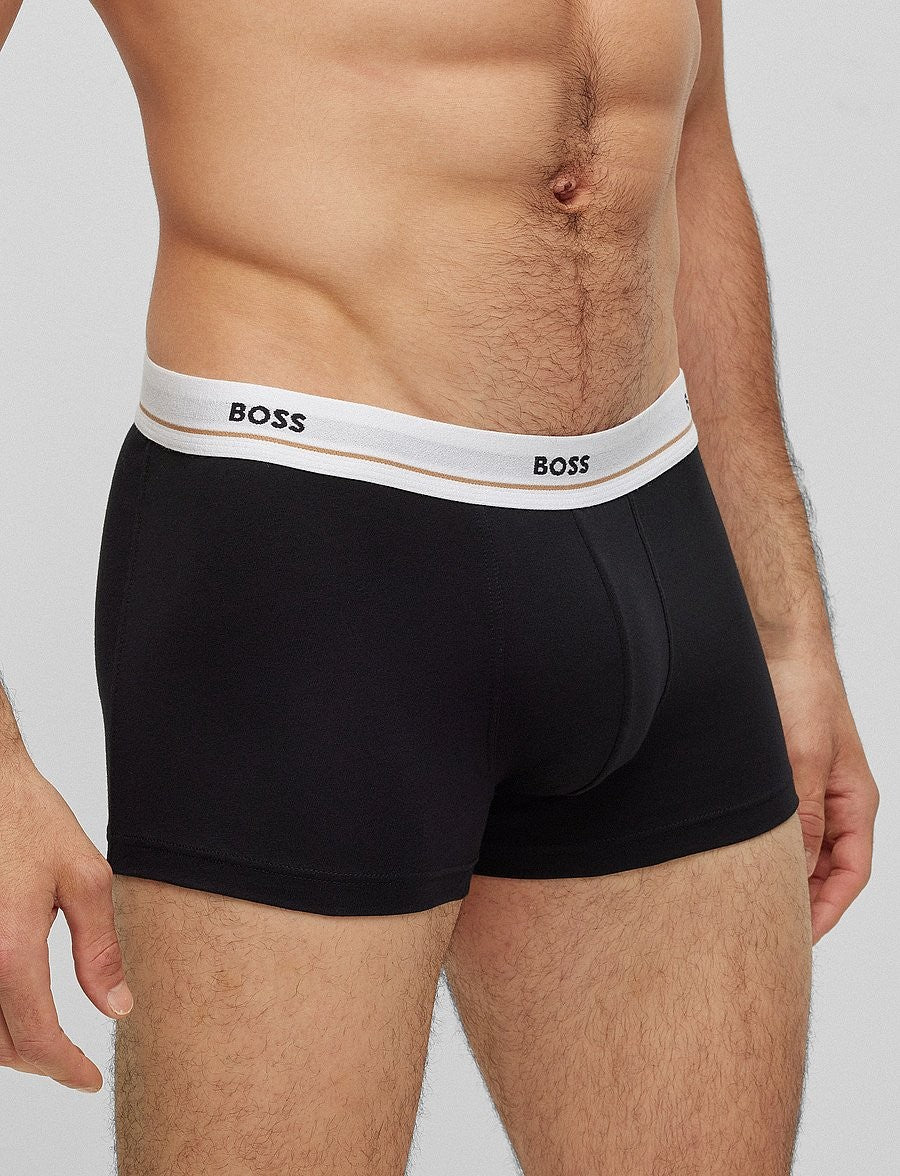 BOSS Trunk 5P Essential herreunderbukser, 5-pack i Svart